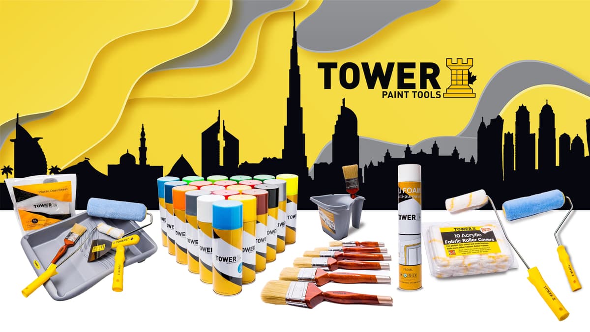 High-quality professional painting tools and equipment - Tower Tools UAE