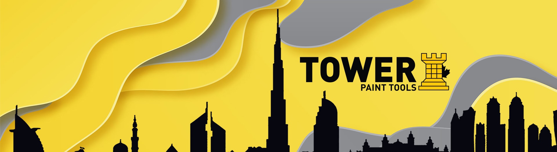 Tower Tools Paint Brush Banner