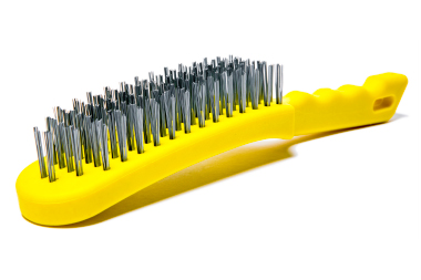 Tower Steel Brush Plastic Handle